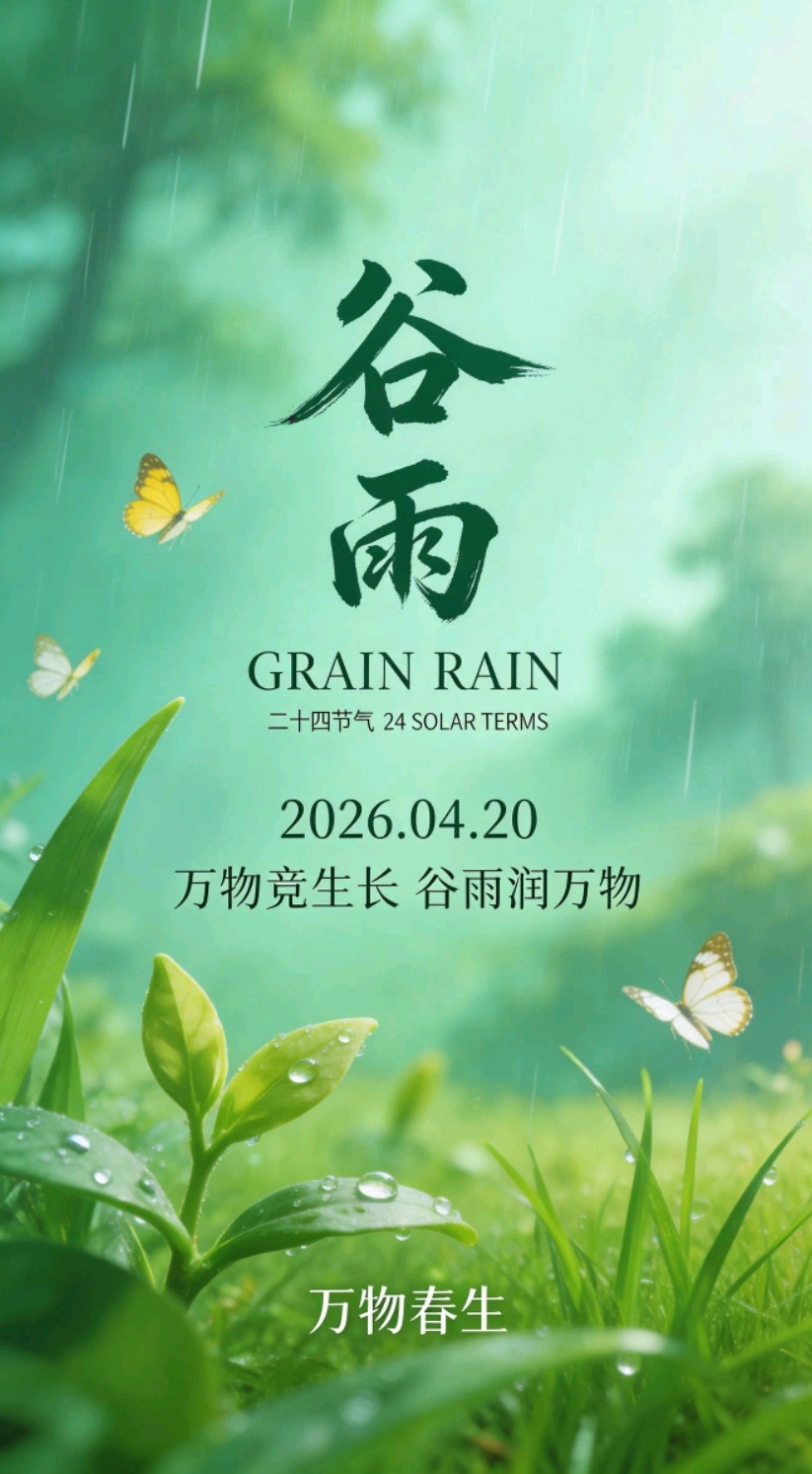 今日谷雨