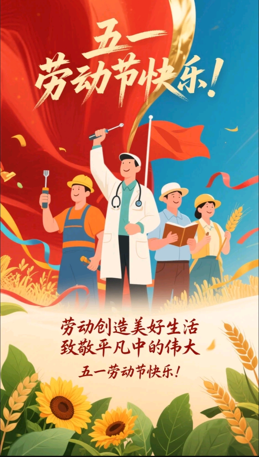 五一劳动节快乐！(图1)